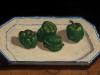 Peppers on an Antique Platter